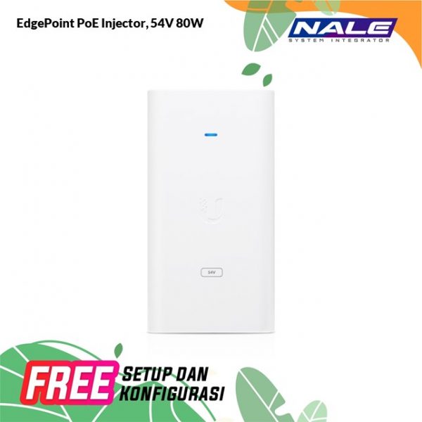 Ubiquiti EdgePoint PoE Injector, 54V 80W