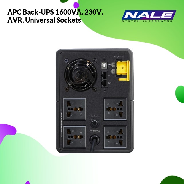 Slide2 APC Back-UPS 1600VA, 230V, AVR (BX1600MI-MS) - Gambar 2
