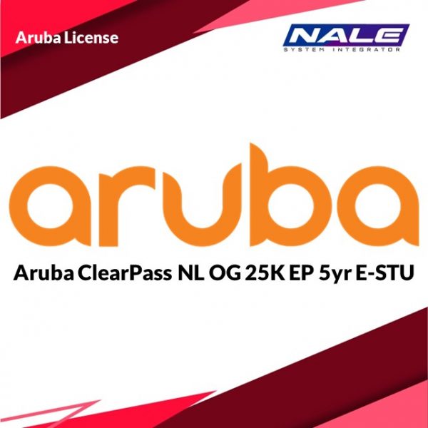 Aruba ClearPass NL OG 25K EP 5yr E-STU (JZ505AAE)