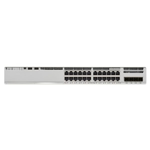 Cisco Catalyst 9200L 24-port PoE+ 4x10G uplink Switch, Network Advantage (C9200L-24P-4X-A)