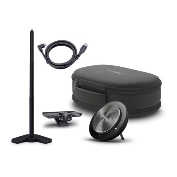 Jabra PanaCast Meet Anywhere+ (Jabra PanaCast, Speak 750 UC, Table Stand 1.8m / 5.9ft USB A-C cable, Travel Case)